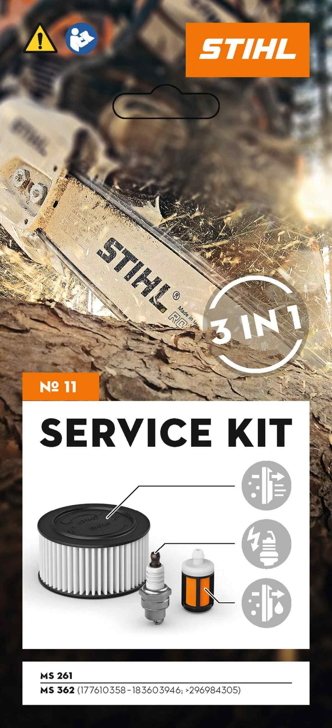 Service Kit 11 voor MS 261 en MS 362 2 Service Kit 11 voor MS 261 en MS 362 - Afbeelding 2