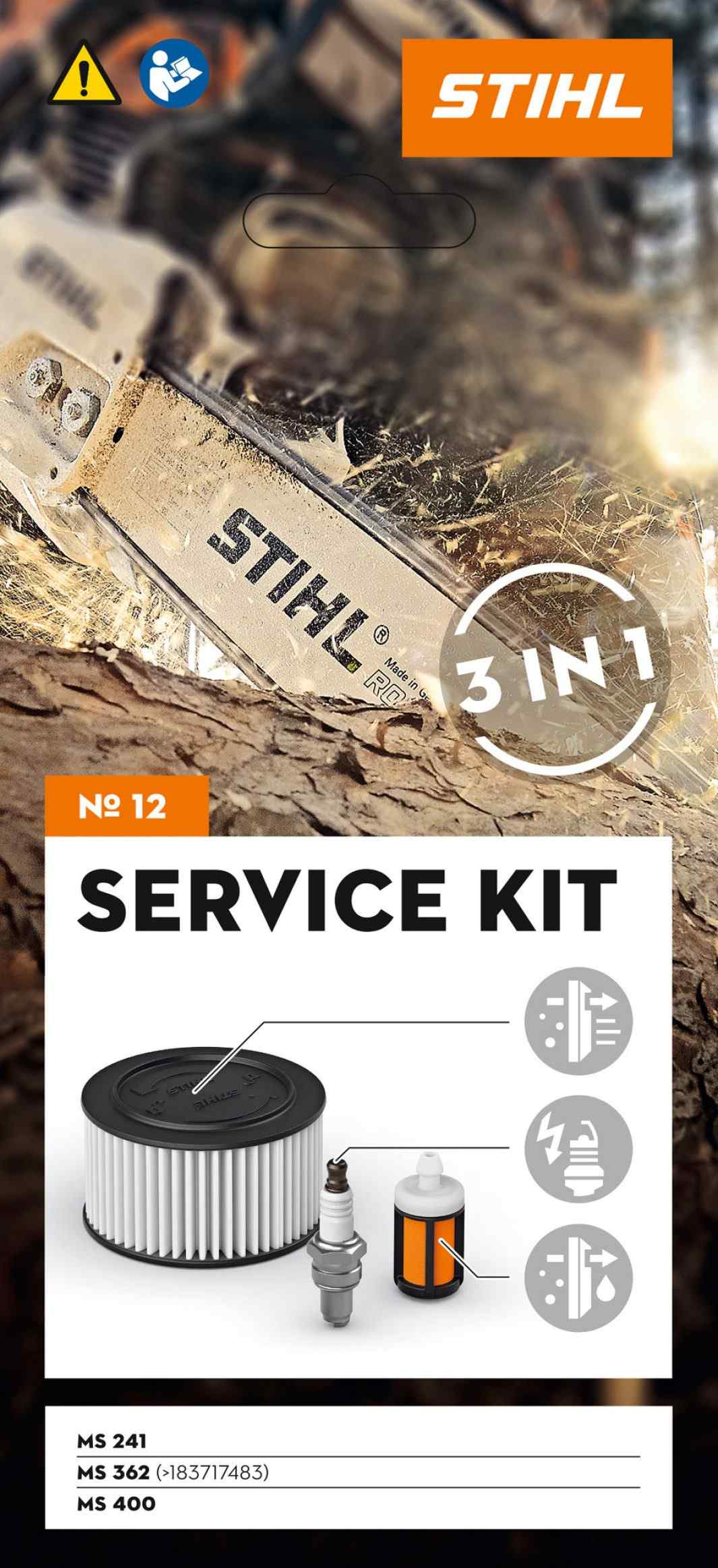 Stihl Service Kit 12 voor MS 362 en MS 400 2 Stihl Service Kit 12 voor MS 362 en MS 400 - Afbeelding 2