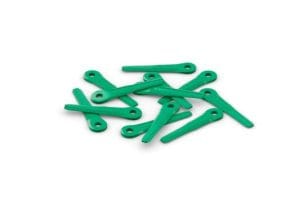 Set kunststofmessen, voor Polycut 6-2 en 18-2, groen