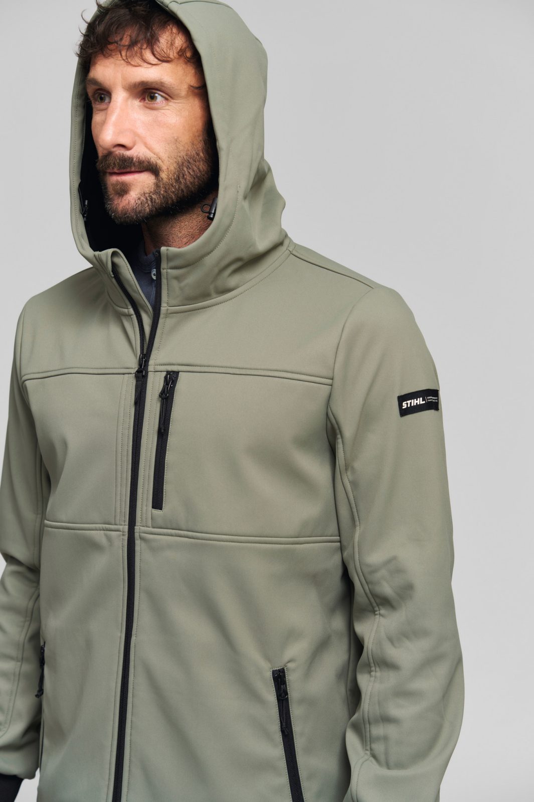 Stihl Softshell jack CASUAL groen Heren 5 Stihl Softshell jack CASUAL groen Heren - Afbeelding 5