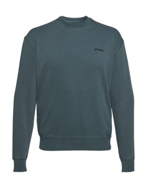 Sweatshirt, PIGMENT DYE PETROL