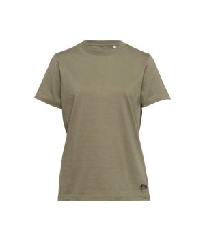 T-Shirt SUSTAINABLE BASIC, groen, dames