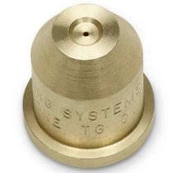 Volle conische mond, messing